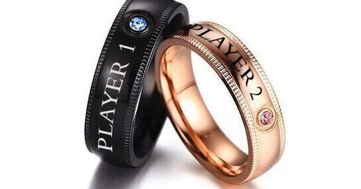 Anillos gamer parejas top