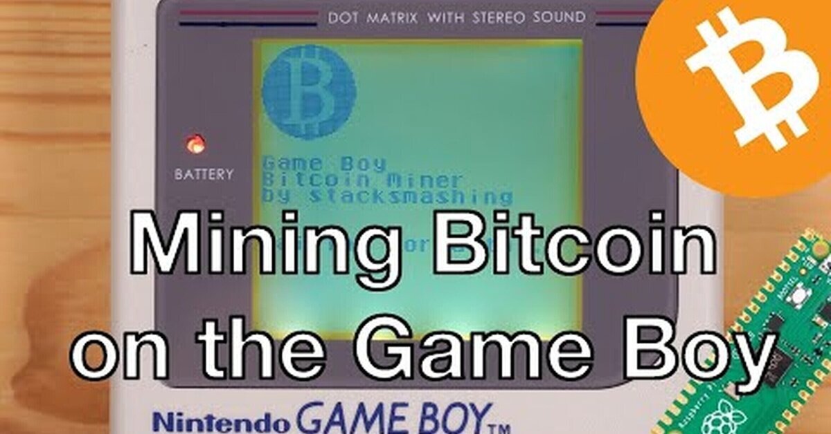 Un modder ha conseguido minar Bitcoins con la Game Boy clásica