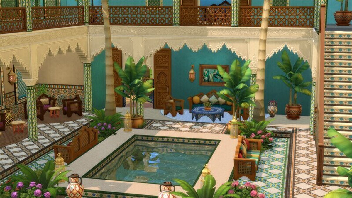 Los Sims 4 presentan 'Oasis en el Patio', el próximo Kit disponible a partir del 18 de mayo 