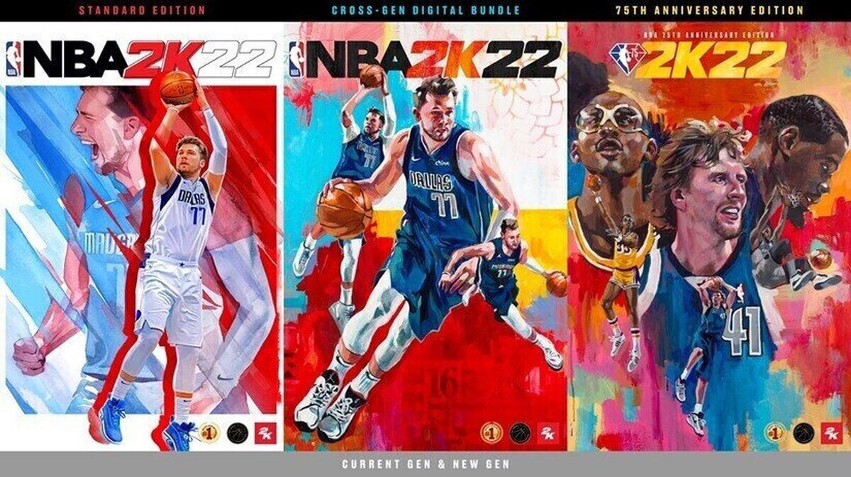  NBA 2K22 presenta a Luka Dončić y a las leyendas de la NBA Kareem Abdul-Jabbar, Dirk Nowitzki y Kevin Durant como jugadores de portada