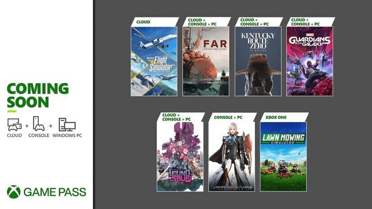 Próximamente en Xbox Game Pass: Marvel’s Guardians of the Galaxy, Lightning Returns: Final Fantasy XIII, Kentucky Route Zero y muchos más