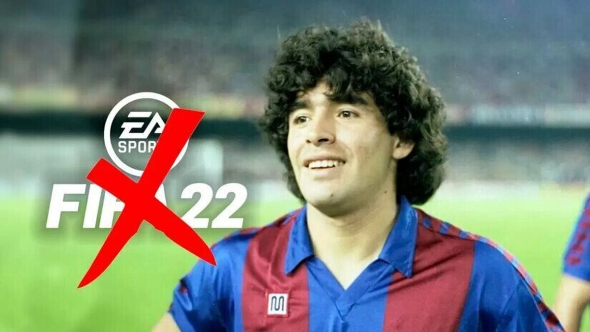 Han quitado a Diego Maradona desaparece de FIFA 22 por problemas legales