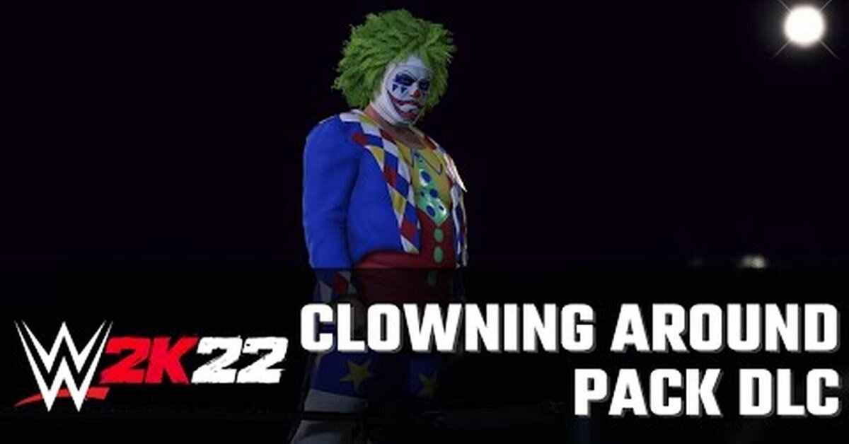 El Pack Clowning Around de WWE 2K22 no es ninguna broma