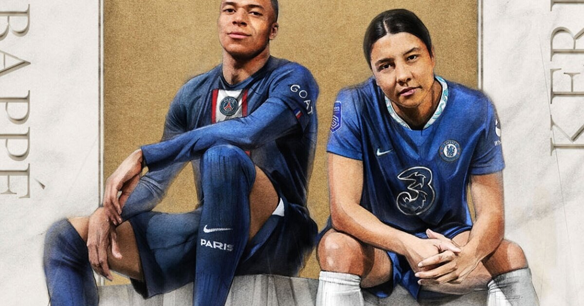 La portada de FIFA 23 Ultimate Edition tendrá a Mbappe y, por primera vez a una jugadora femenina, Sam Kerr