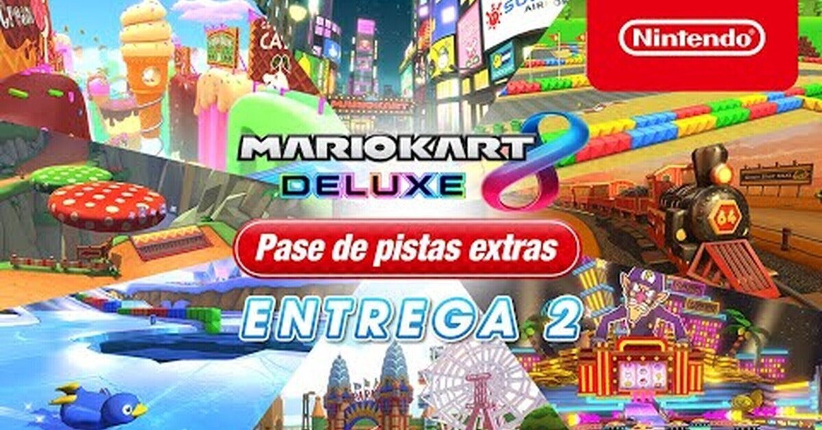 La entrega 2 del Pase de pistas extras de Mario Kart 8 Deluxe se pondrá en línea de salida el 4 de agosto