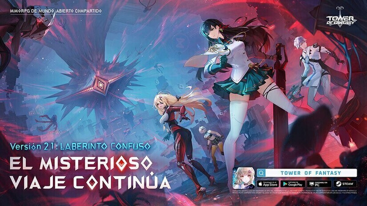 TOWER OF FANTASY REVELA SU ACTUALIZACIÓN: LABERINTO CONFUSO