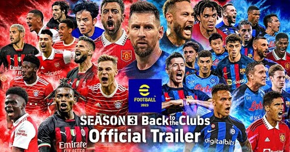 ¡Vuelve la batalla a las ligas domésticas! Llega la nueva temporada, 'Back to the Club', a eFootballT 2023