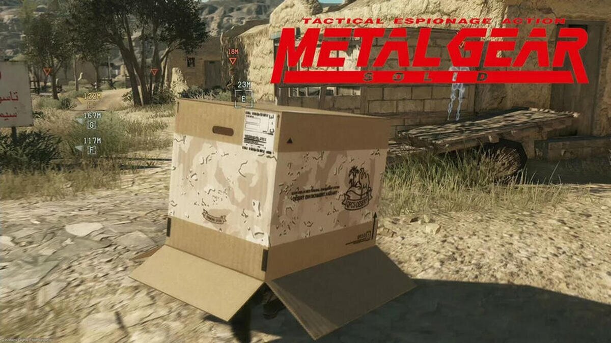 2 marines utilizaron el truco de la caja de Metal Gear Solid para engañar a un robot