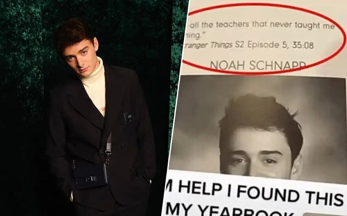 GALERÍA: Noah Schnapp dejó un agresivo mensaje a sus profes en su anuario escolar