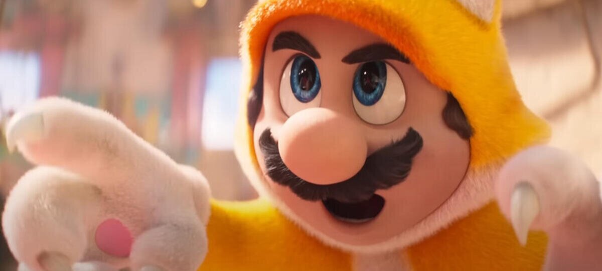 Primer vistazo a Mario Felino en la película de Mario