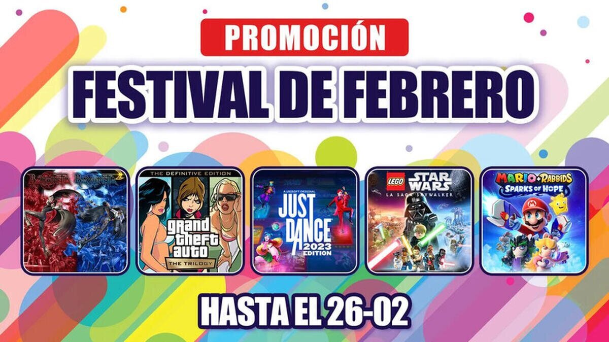 Mira aquí las ofertas del Festival de Febrero en Nintendo