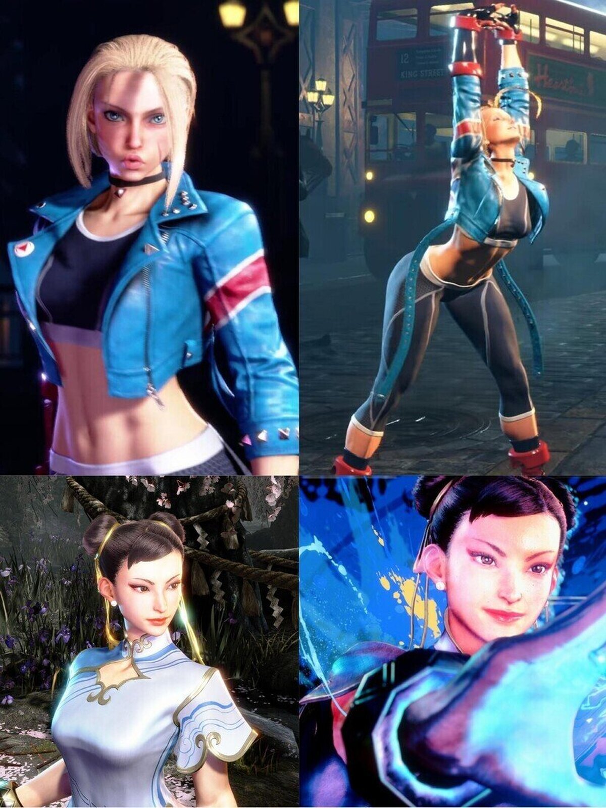 ¿A quién eliges? ¿Cammy o Chun-li?