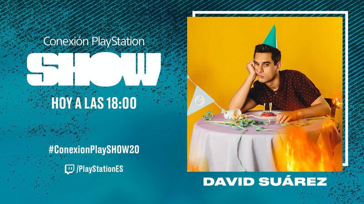 El humorista David Suárez visita esta tarde Conexión PlayStation SHOW