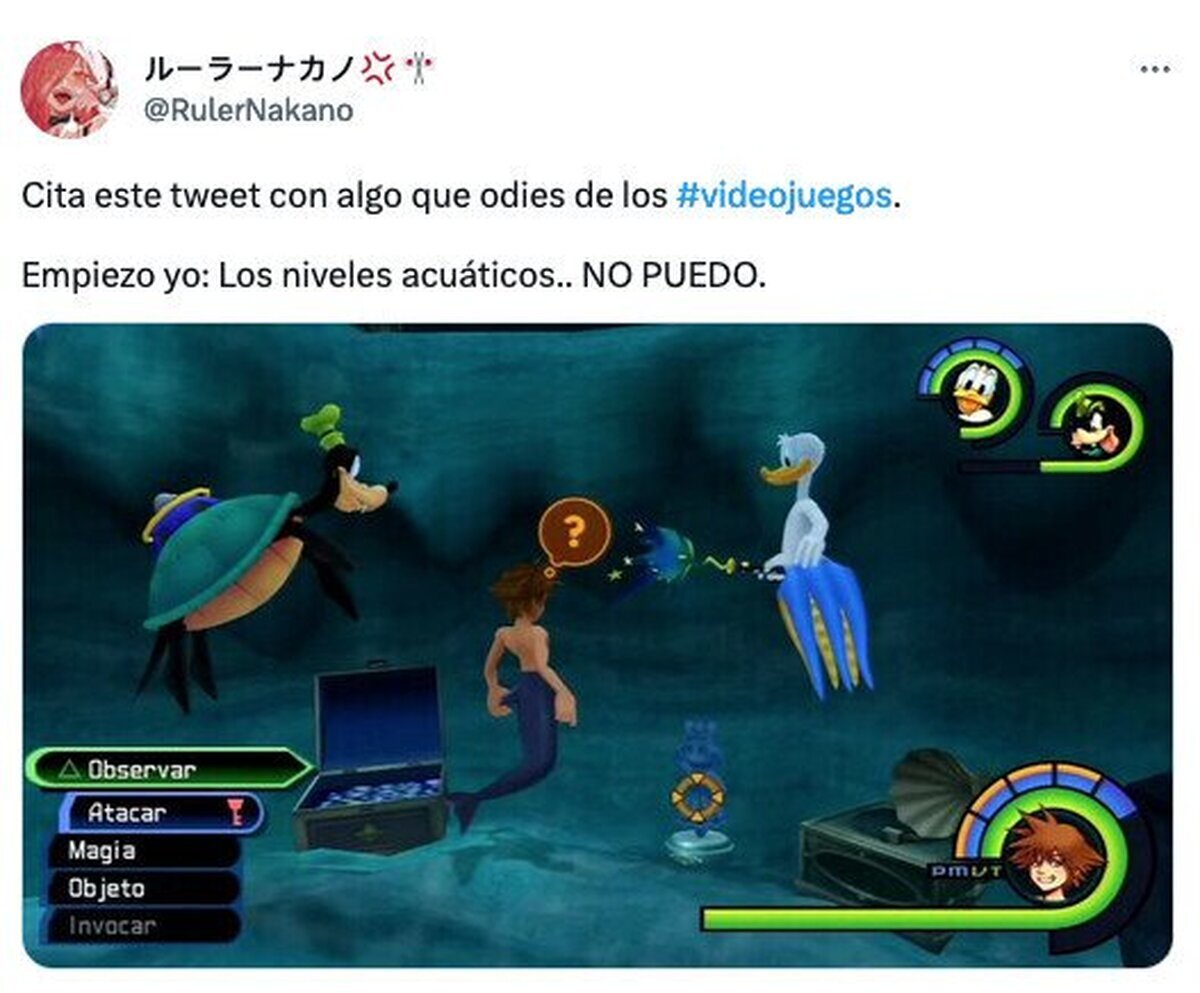 Cita este tweet con algo que odies de los #videojuegos