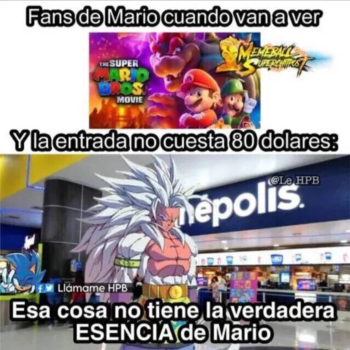 Como cuando vas a ver Mario pero el de las entradas te pide verificación de Nintendo Switch Online +