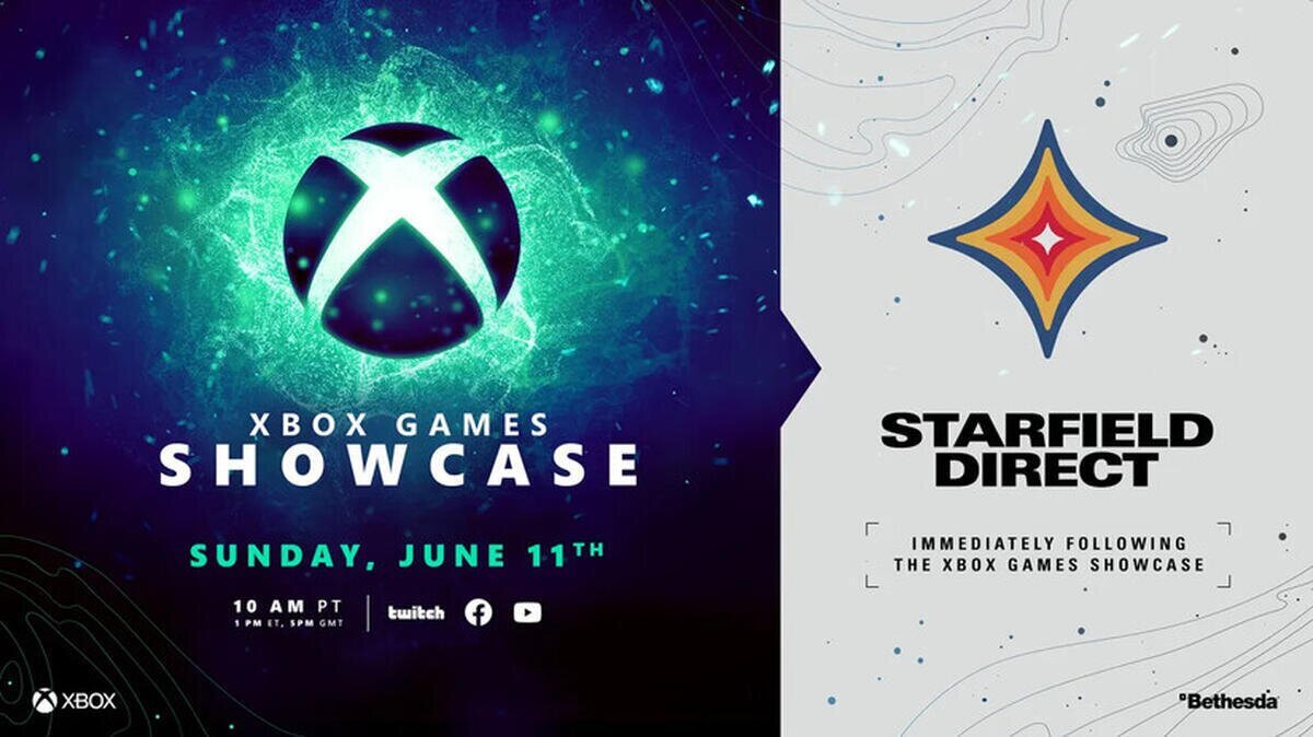 El Xbox Games Showcase y el Starfield Direct tendrán lugar el 11 de junio a las 19:00 CEST