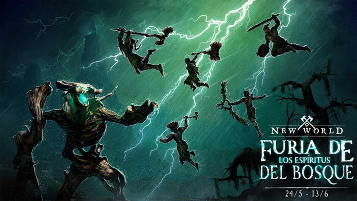  Amazon Games comparte los detalles del nuevo evento Furia de los Espíritus del bosque