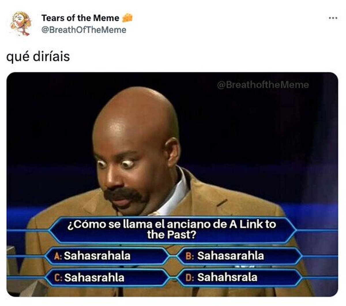 ¿Cuál dirías? Por @BreathOfTheMeme