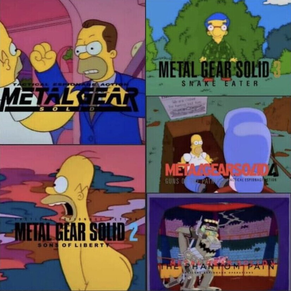 Los Simpson predijeron Metal Gear