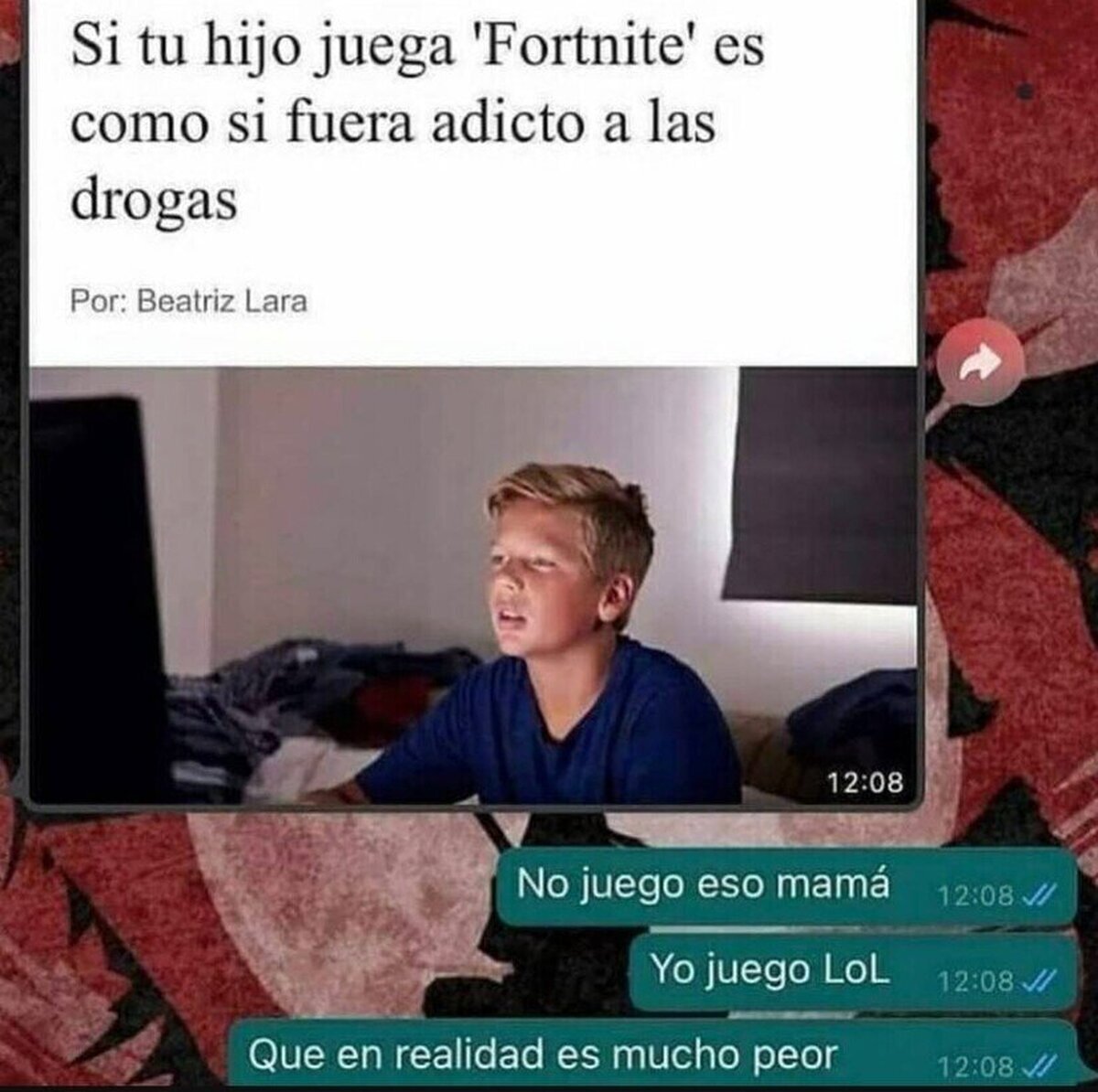 Cuidado si tu hijo juega al LoL