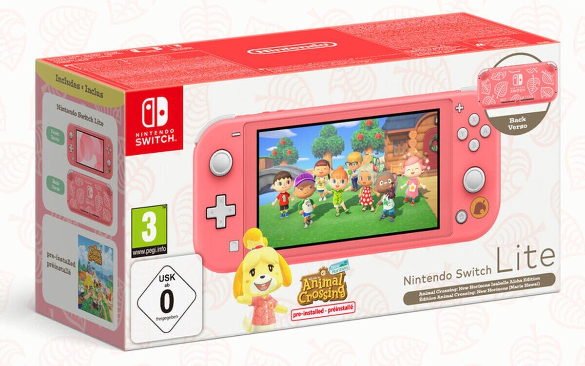 El 20 de octubre llegan el pack de Nintendo Switch + Nintendo Switch Sports y dos packs de Nintendo Switch Lite + Animal Crossing: New Horizons