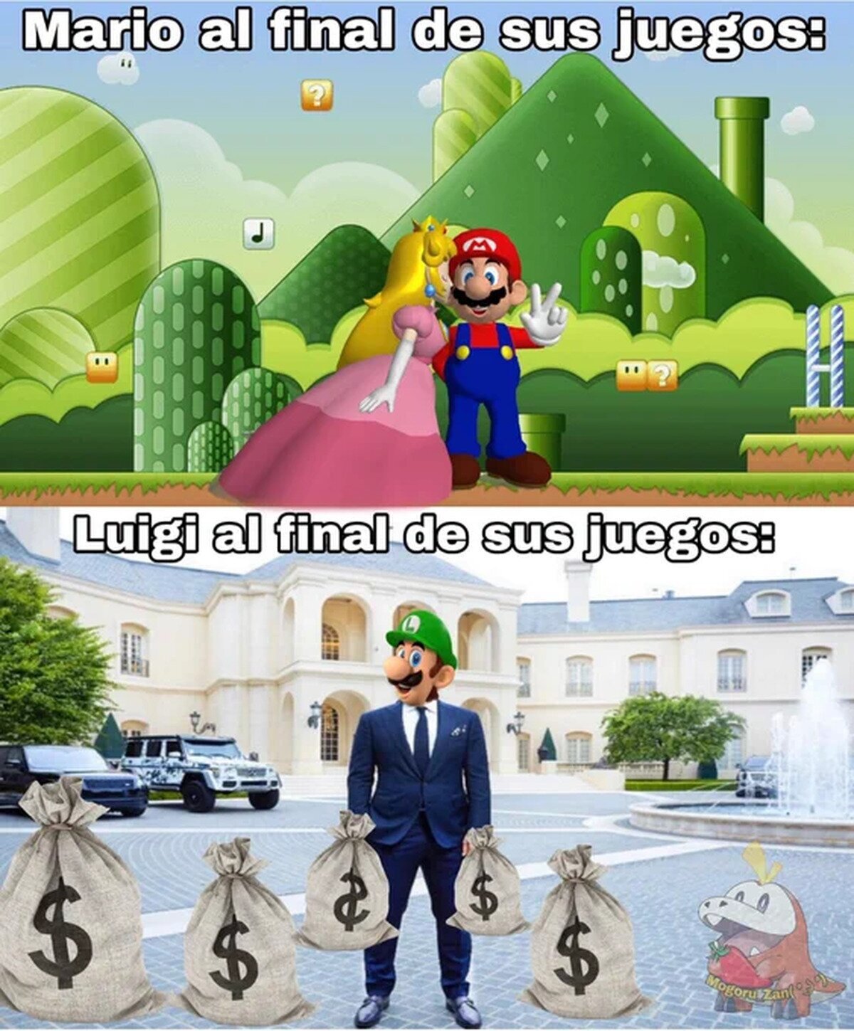 Diferencias entre Mario y Luigi