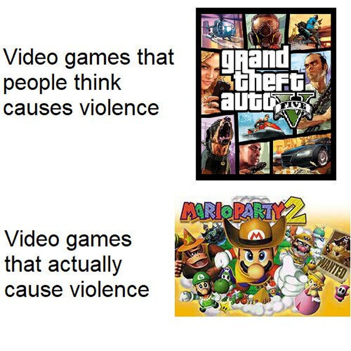 Hay dos tipos de videojuegos violentos 