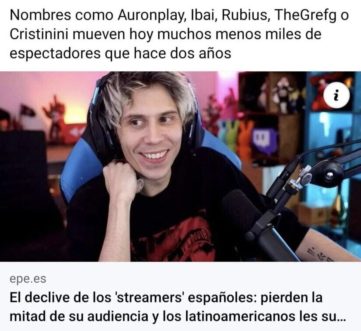 Caen los youtubers españoles