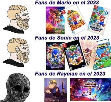 Ánimo a los fans de Rayman