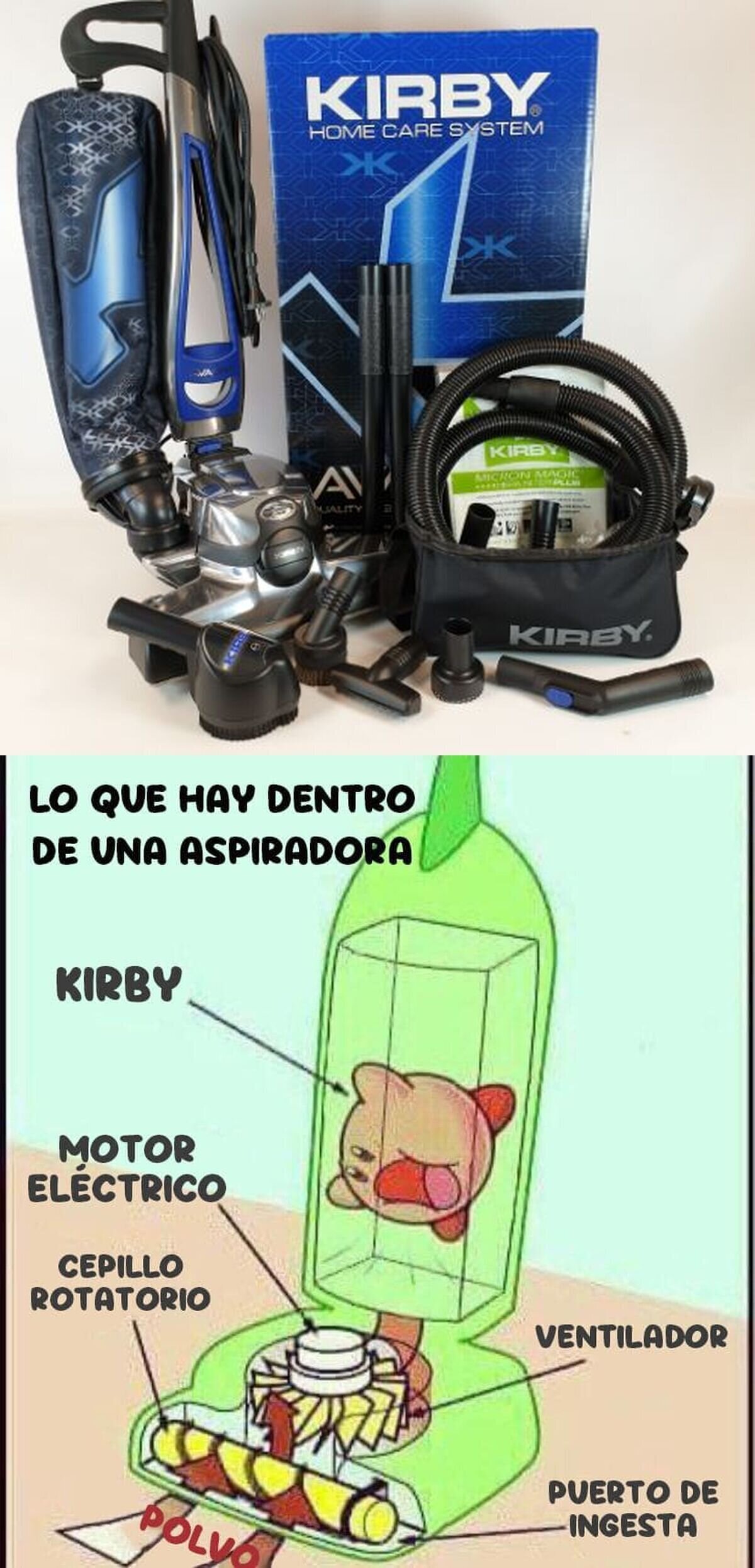 La aspiradora Kirby