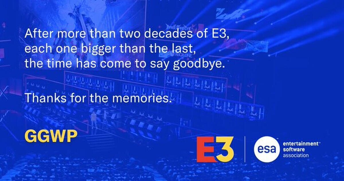 El E3 confirma su fallecimiento. Descansa en paz. Gracias por tantas alegrías