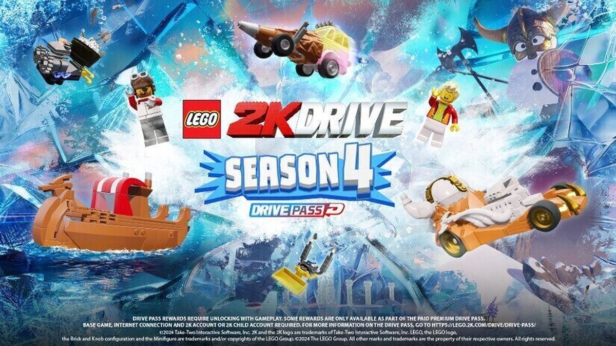 LEGO 2K Drive anuncia que la temporada 4 del Pase de Conducción estará disponible este miércoles