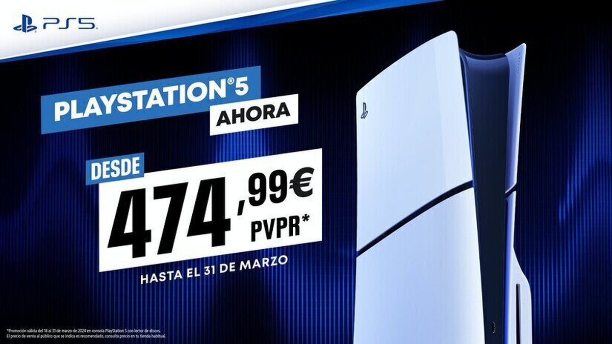 PS5 está disponible a un precio especial hasta el próximo 31 de marzo