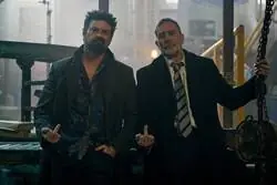 Karl Urban y Jeffrey Dean Morgan en la 4a temporada de The Boys