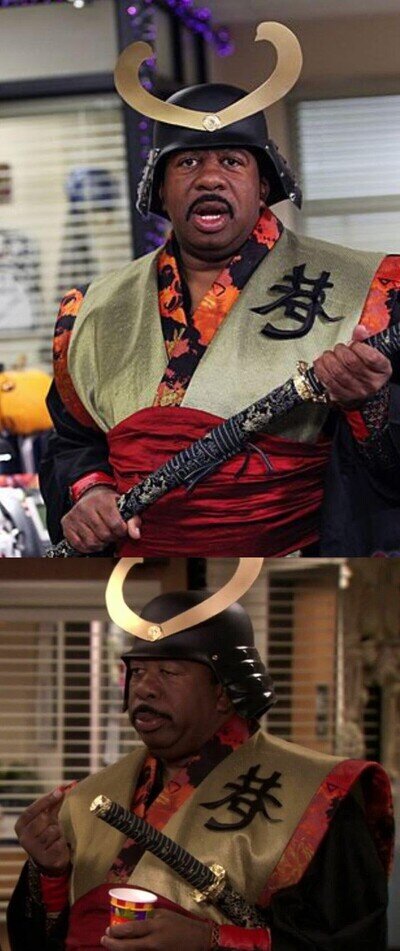 Se inspiraron en The Office y el mejor samurái de la historia