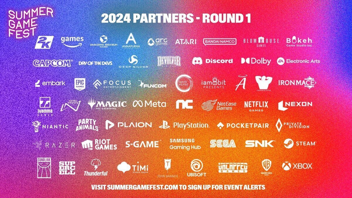 Las compañías confirmadas para el Summer Game Fest de este año