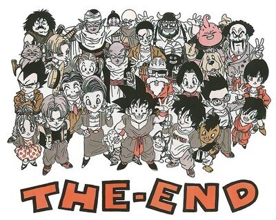 Hoy se cumplen 29 años del estreno del último capítulo del manga original de Dragon Ball. Toriyama se despedía con esta viñeta