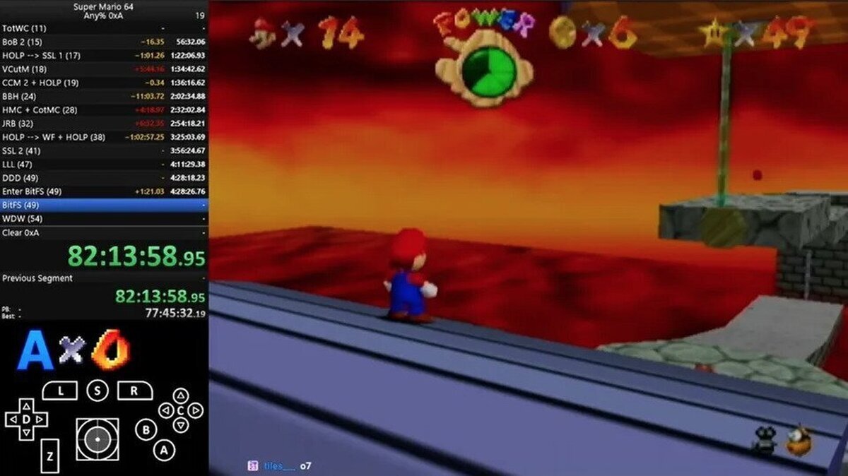 Han logrado lo imposible. Ha tardado 86 horas pero se han pasado Super Mario 64 sin pulsar el botón de salto