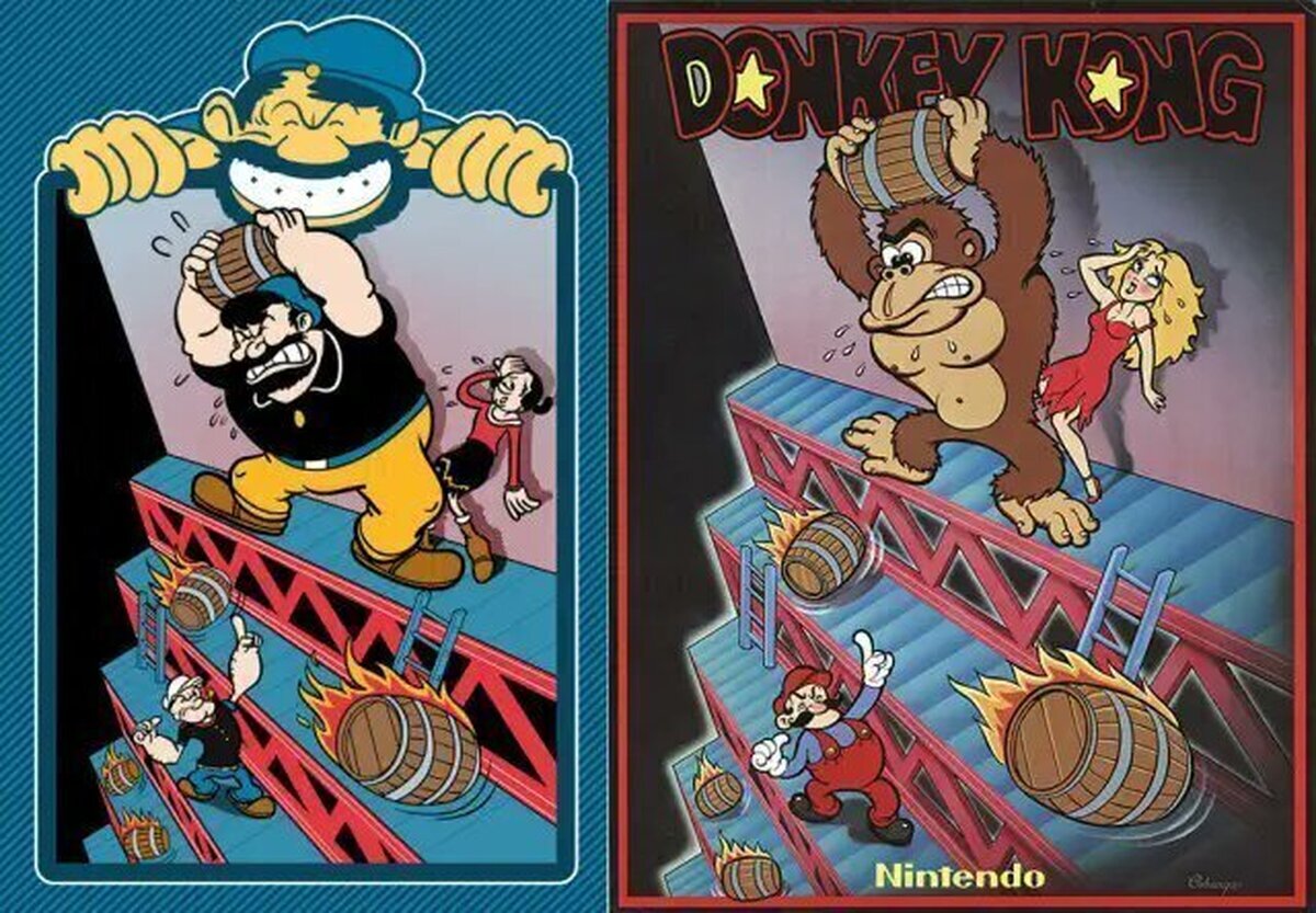 ¿Sabías que gracias a que Nintendo perdió los derechos de Popeye el marino, nació el legendario Mario?