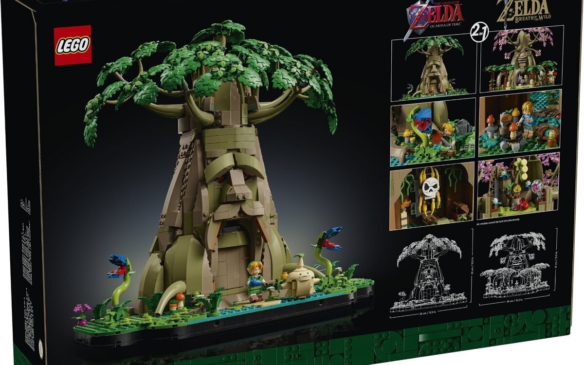 Construye la leyenda. Este set #LEGOTheLegendofZelda Gran Árbol Deku "2 en 1" estará disponible a partir del 1 de septiembre.