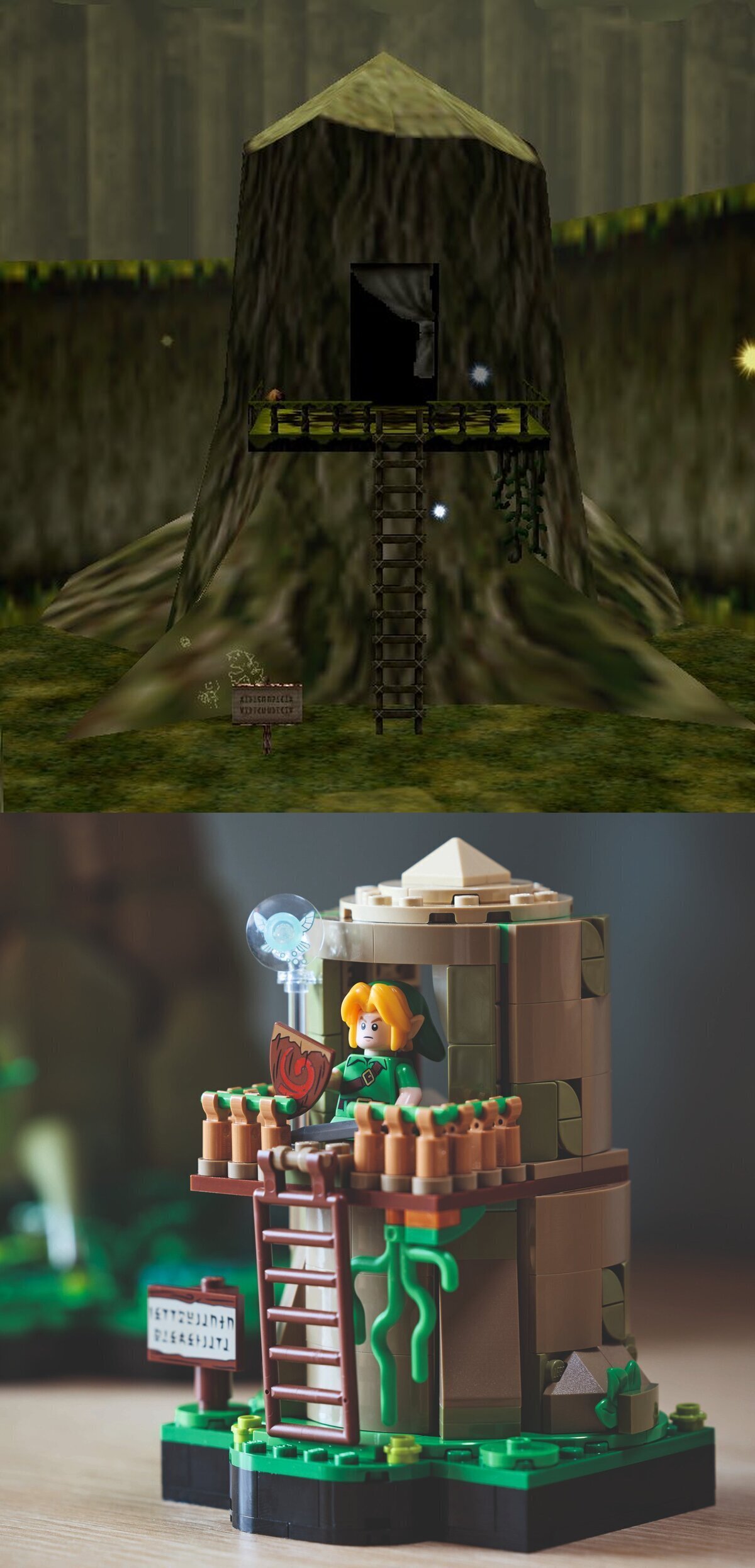 Diferencias entre Ocarina of Time y el LEGO oficial