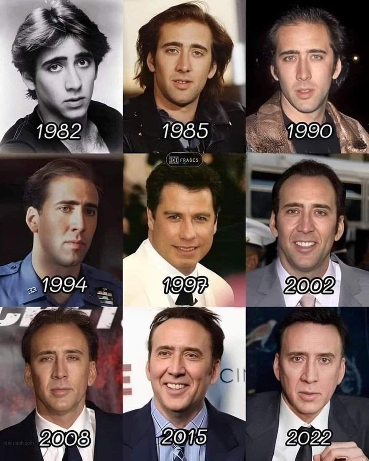 Nicolas Cage a través de los años.