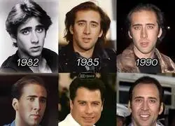 Nicolas Cage a través de los años.