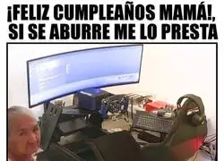 Que lo disfrutes, mami