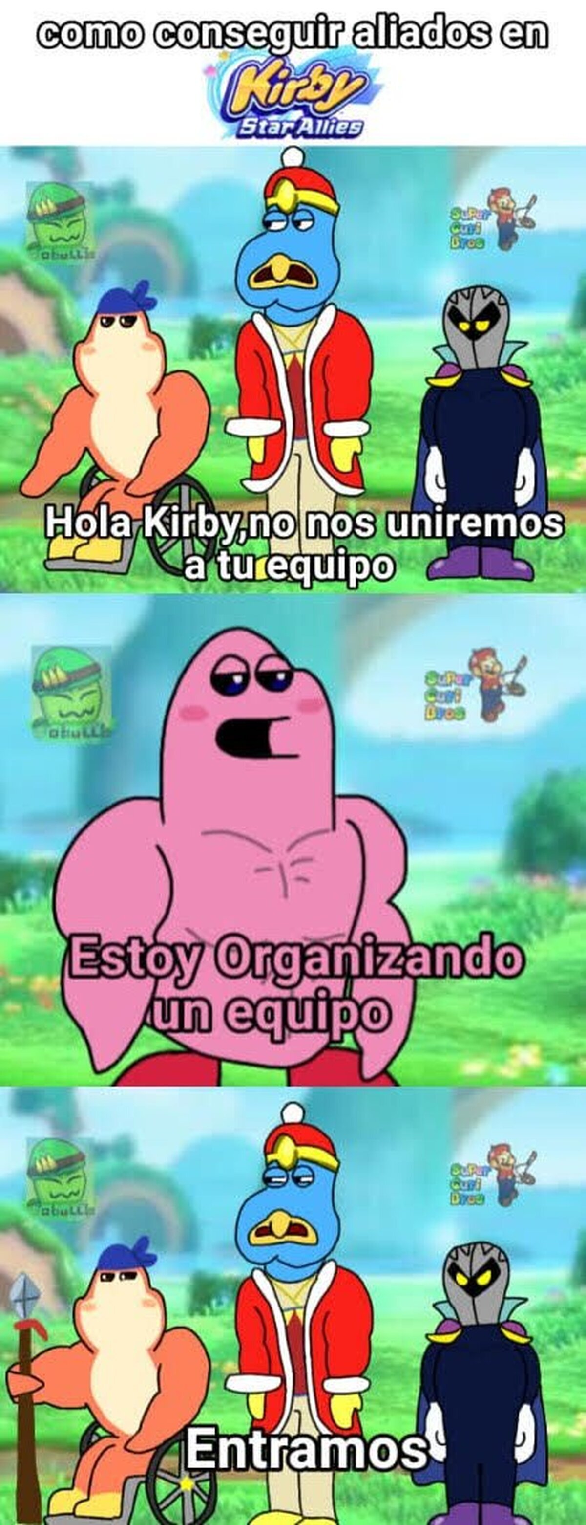 Kirby y su poder de convencer