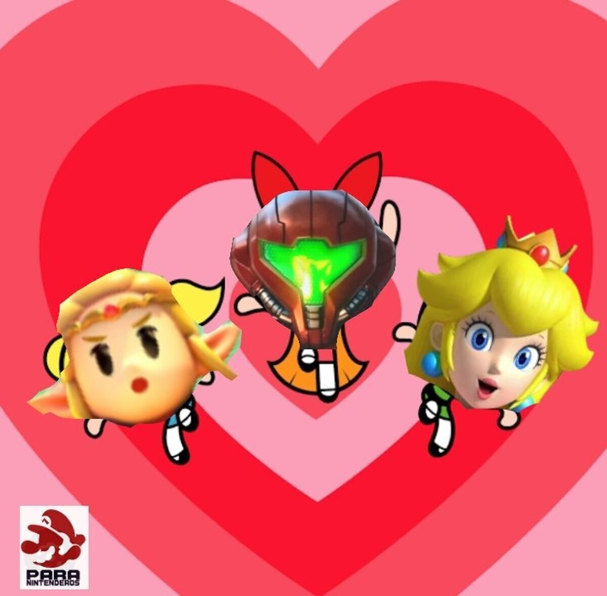 Y todo está bajo control gracias a Samus, Zelda y Peach.