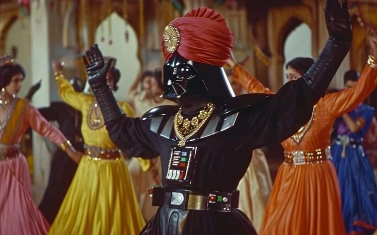 Así se vería Star Wars si fuera una película de Bollywood de los 70s