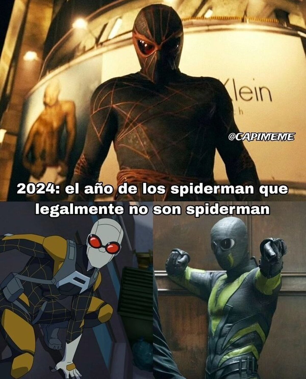 2024, el año del falso spiderman