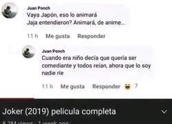 La trama del Joker resumida en dos comentarios