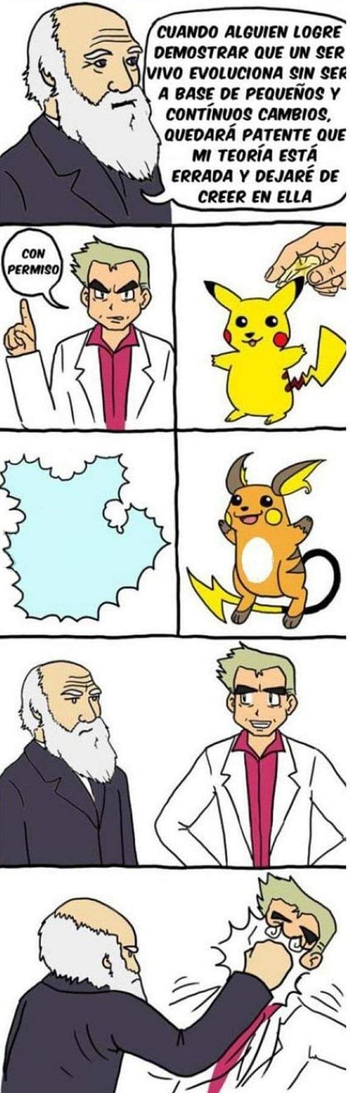 Darwin y la evolución Pokémon